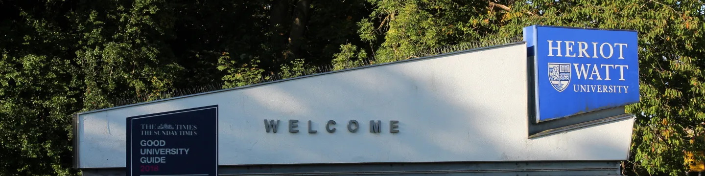 Banner image of Heriot-Watt University UK